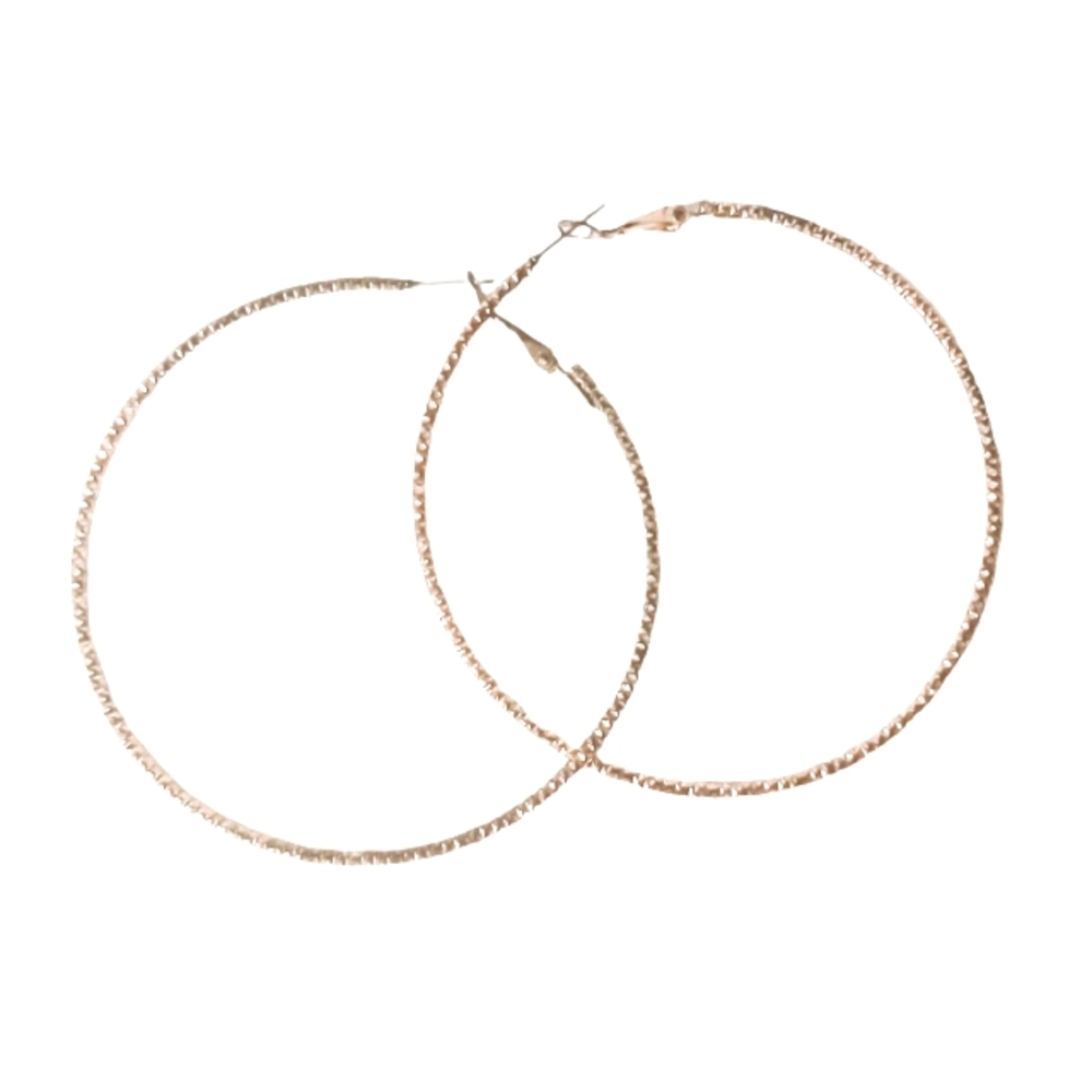 💎3/$20❗EUC 💞 Gold Tone large hoop earrings